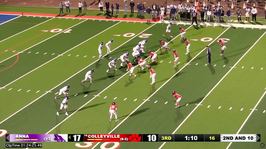 Colleyville v Anna - 1:24:25 Anna.8 complete to Anna.3 for 60yd