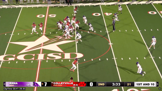 Colleyville v Anna - 41:38 Cville.2 hitch to Cville.10 15yd