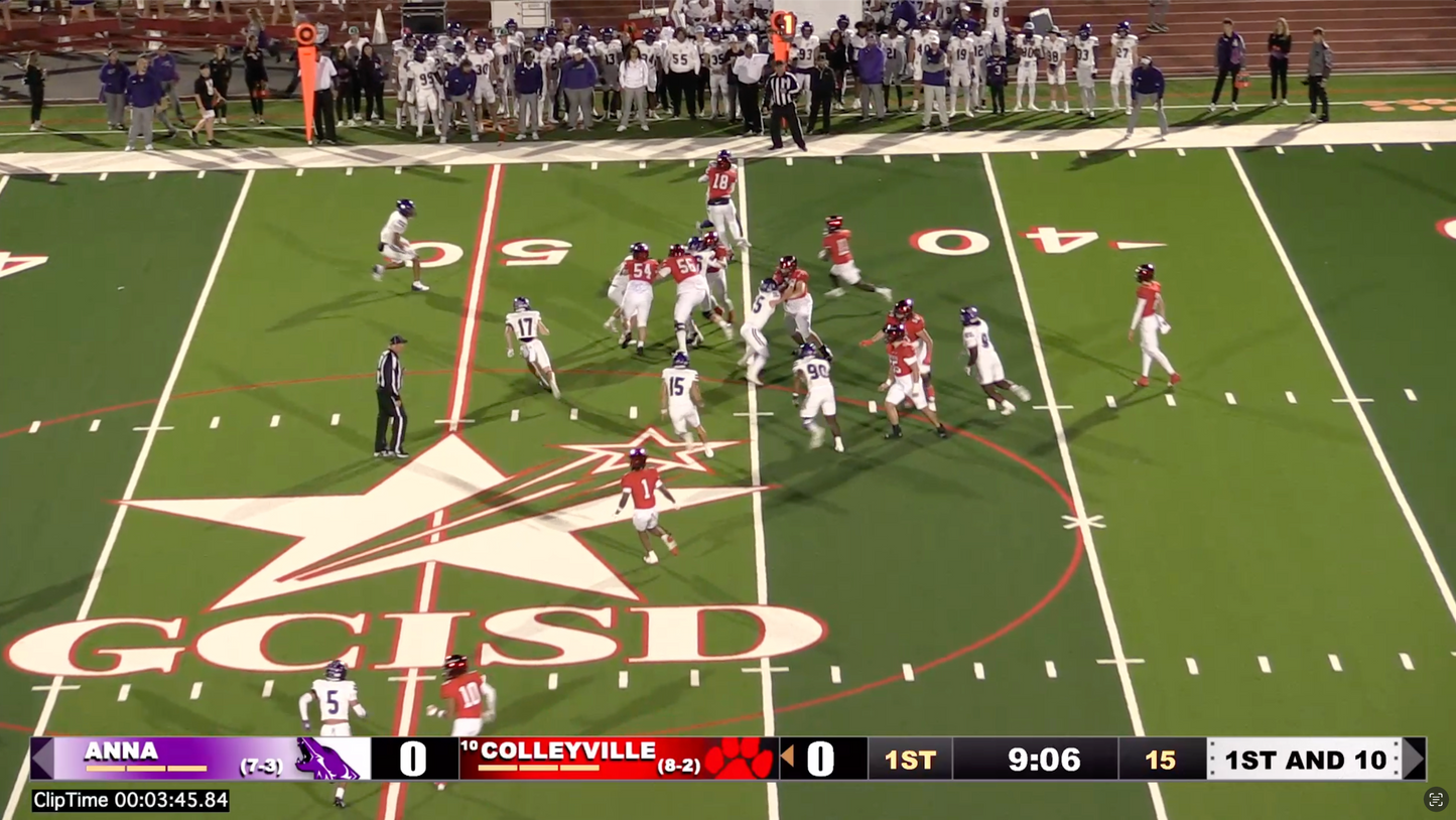 Colleyville v Anna - 03:41 Colleyville offense Run by Cville.11