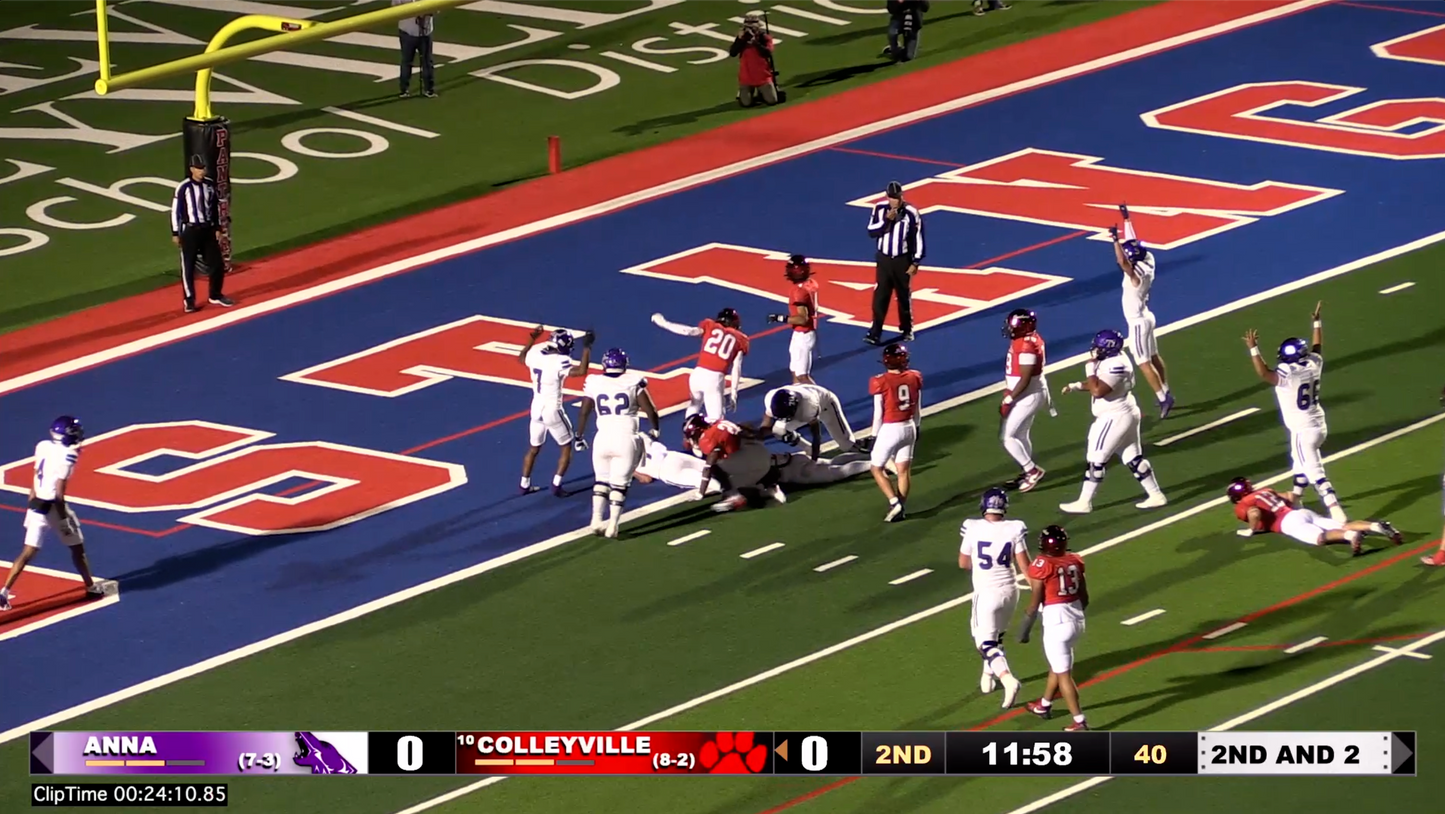 Colleyville v Anna - 24:06 Anna.1 TD run