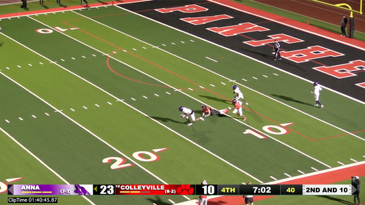 Colleyville v Anna - 1:40:37 Interception return by Anna.4 90yds for TD