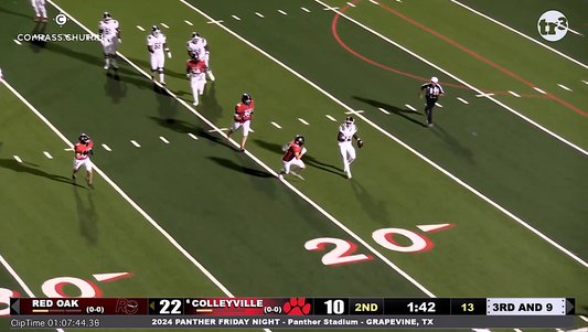 Colleyville v Red Oak -1:07:38 Pressure and hurry by Cville.12