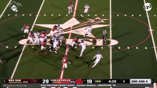 Colleyville v Red Oak -1:42:01 25 yd run by Cville.21