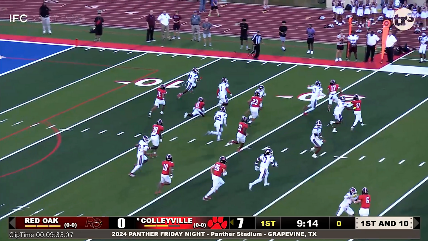 Colleyville v Red Oak - 9:26 Long kickoff return by ROak.2