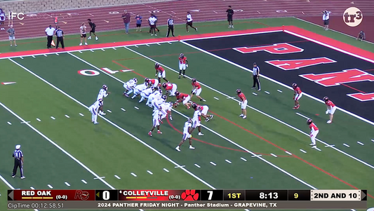 Colleyville v Red Oak - 12:58 ROak.10 quick flair complete TD to ROak.2 (called back)