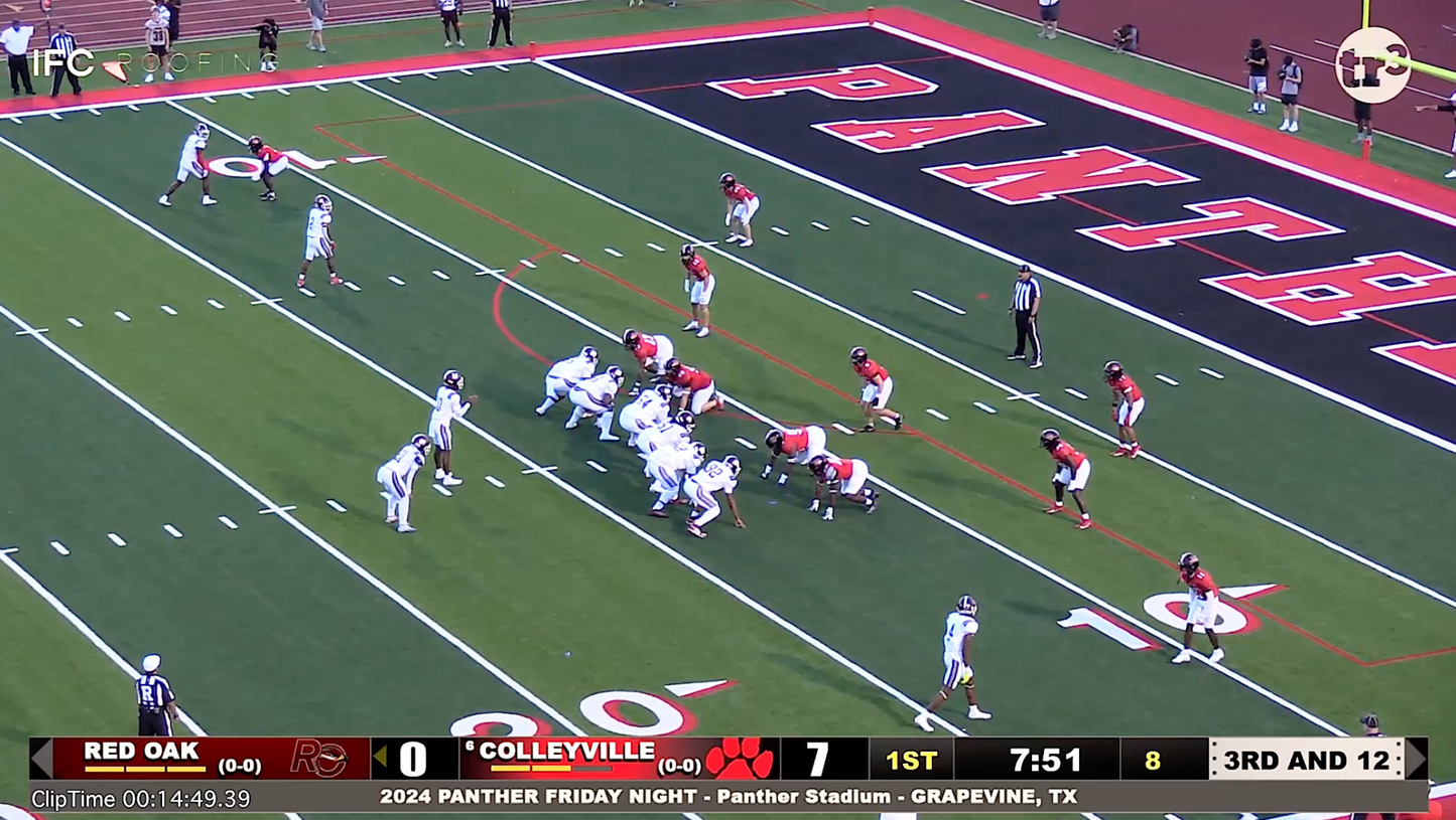 Colleyville v Red Oak - 14:49 Cville.20 PBU in the end zone