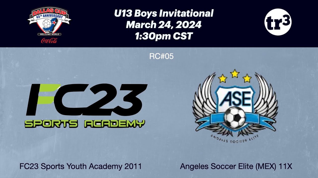 Angeles Soccer Elite (MEX) 11X vs FC23 Sports Youth Academy 2011